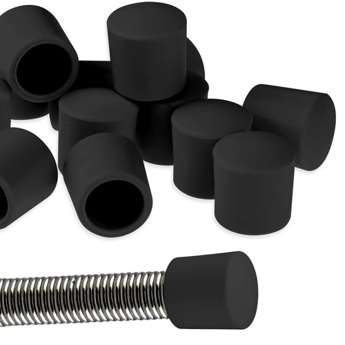 30 Pcs 0.39" Door Stop Rubber Tip Replacement Door Stopper Bumper Rubber Tip ...