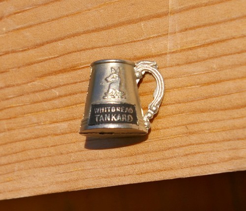 Whitbread Tankard 5/8" Tall Metal Miniature Beer Stein Charm - Picture 8 of 8