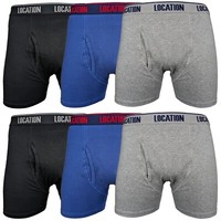 Location Herren 6Er Pack Boxershorts UnterwäSche Aus Baumwolle Stretch S-6XL
