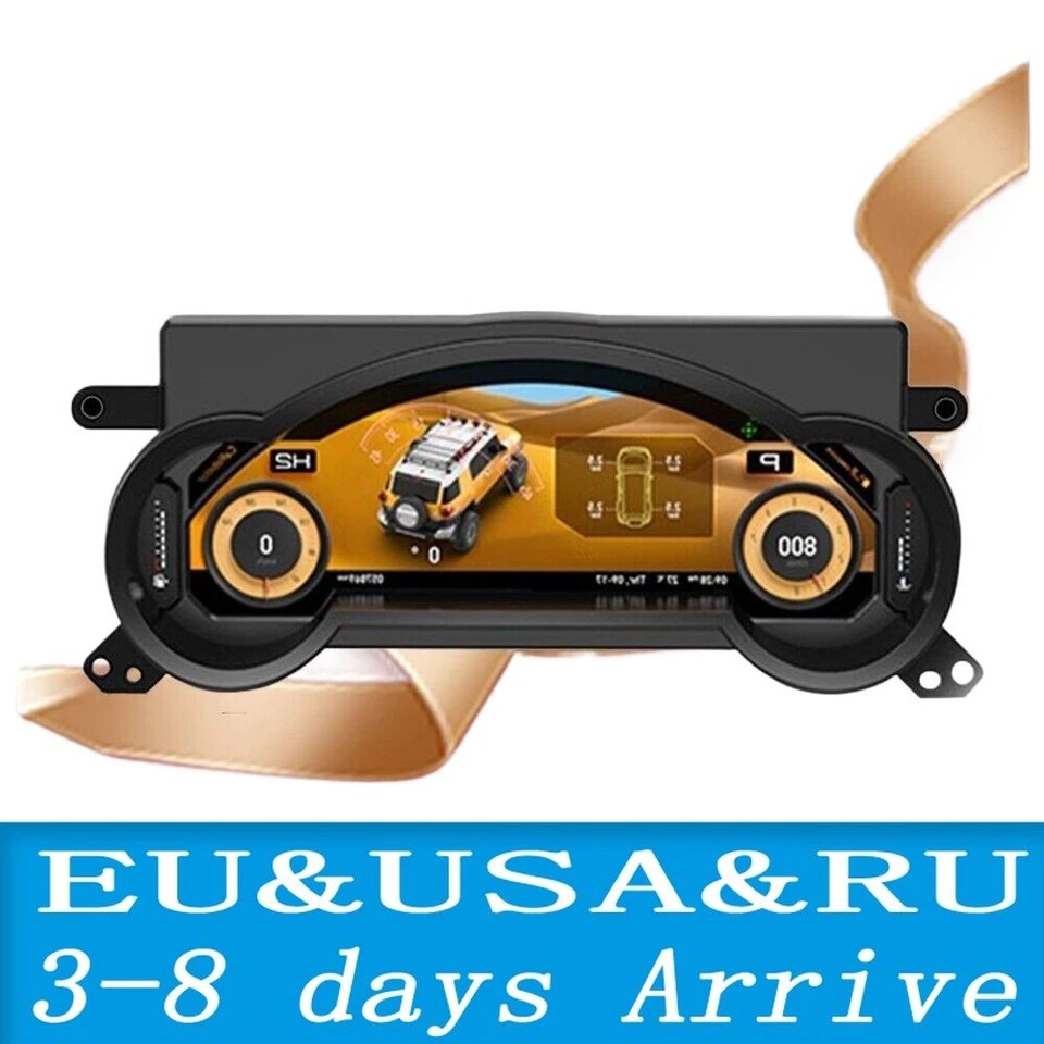 Panel digital LCD de 12,3 pulgadas cabina virtual para Toyota FJ Cruiser 07-23 Foto 2 de 4