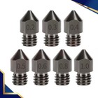 3D Printer MK8 Hardened Steel Nozzle Extruder 0.2/0.3/0.4/0.5/0.6/0.8~1.0mm