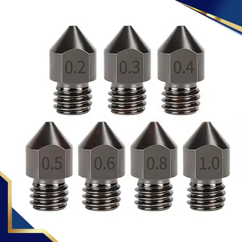 MK8 Hardened Steel Nozzle Extruder 0.2/0.3/0.4/0.5/0.6/0.8~1.0mm For 3D Printer - Photo 6/14