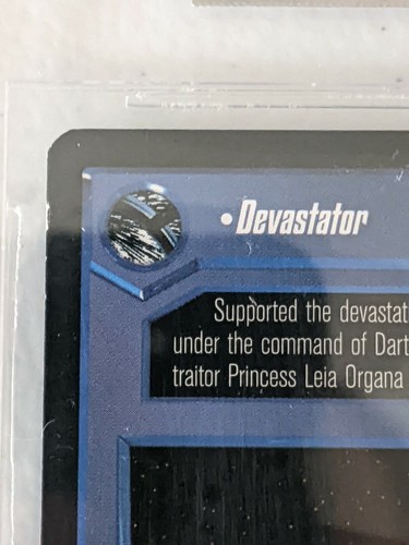 BGS 8.5 Devastator BB (Premiere Limited) 🌟 SWOOSH 🌟 Star Wars CCG - 第 4/4 張圖片