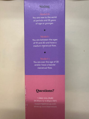 DivaCup Model 1 Menstrual Cup, 1 Count - Picture 3 of 3