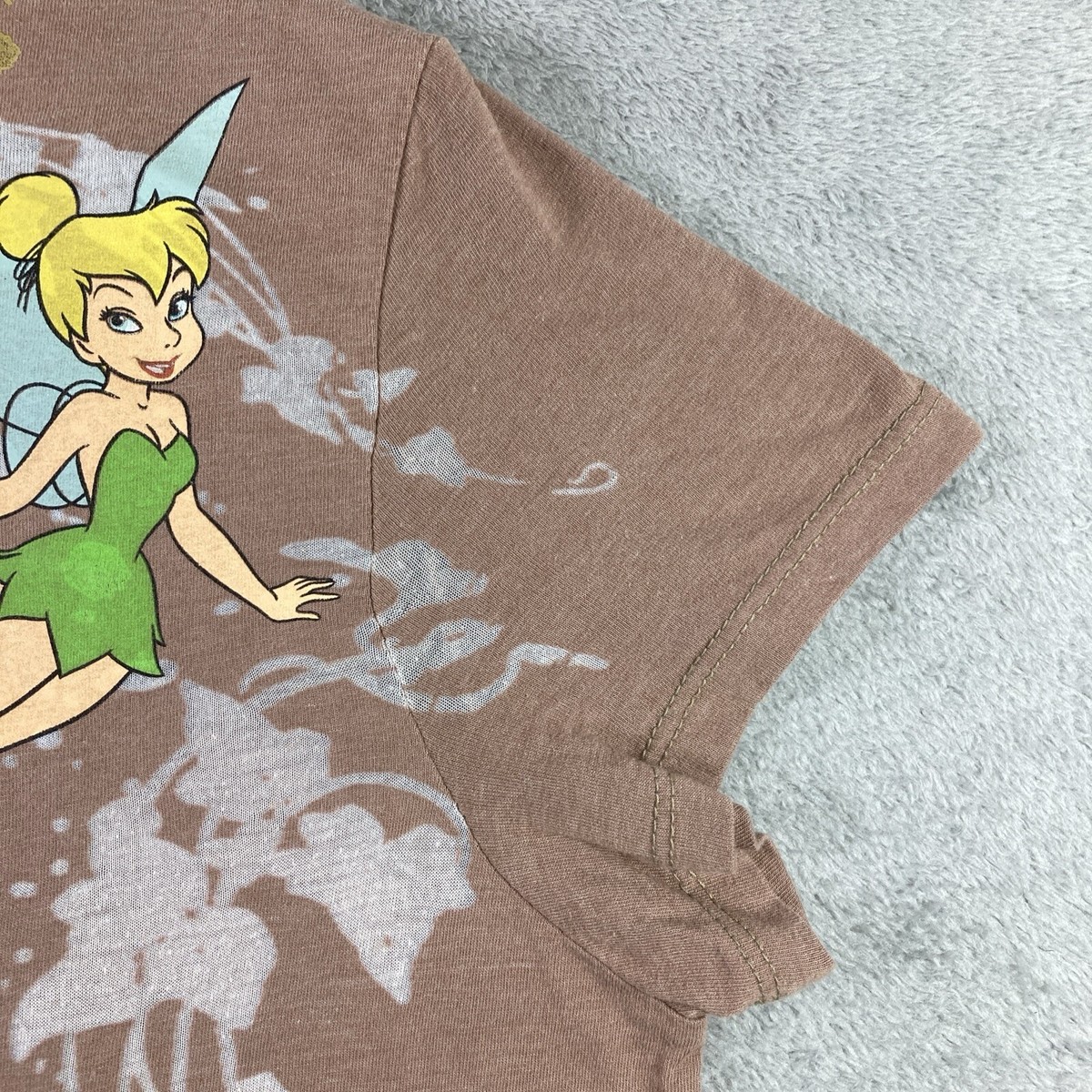 Walt Disney Tinkerbell Shirt Youth XXL (19) Brown Fairy