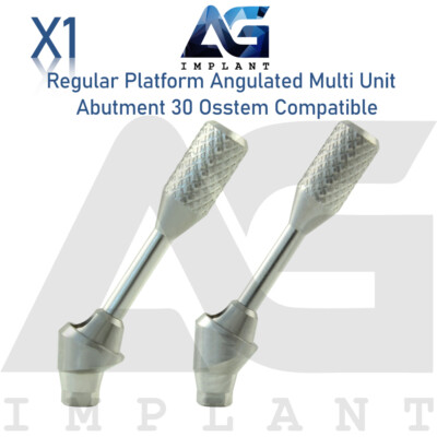 Angled Multi Unit 30° Titanium Fit Regular Platform Prosthetic 0sstem  TS Hex