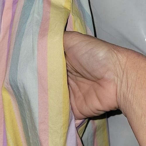 Abito pattinatore TORRID cravatta davanti popeline pastello 0 scollo a cuore estate casual - Foto 4 di 8