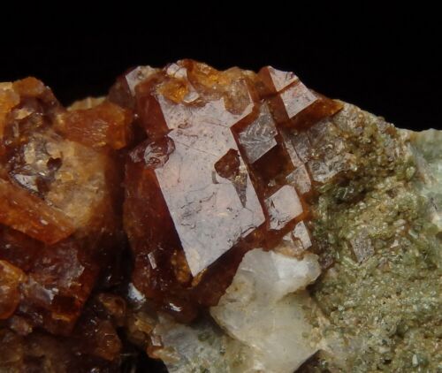 GARNET - GROSSULAR crystals & DIOPSIDE - NORWAY Nordland - Vefsn - Toven /pk530 - Picture 9 of 19