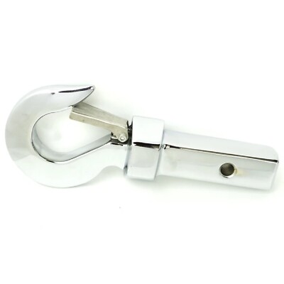 Monster Hook MH-5 Mini Steel Chrome Plated Tow Hook for Trailer Hitch