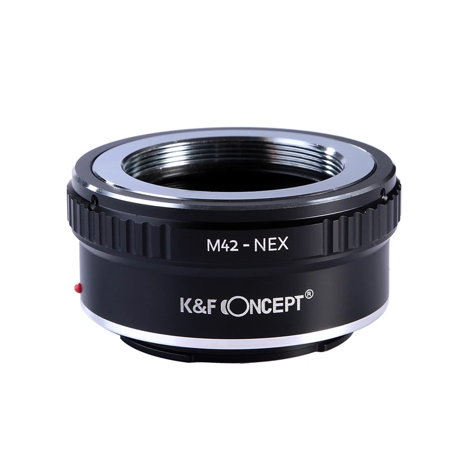 K&F Concept Adapter for M42 Screw Lens to Sony E Mount Camera NEX a7R2 A73 A7R4 - Image 2 of 4