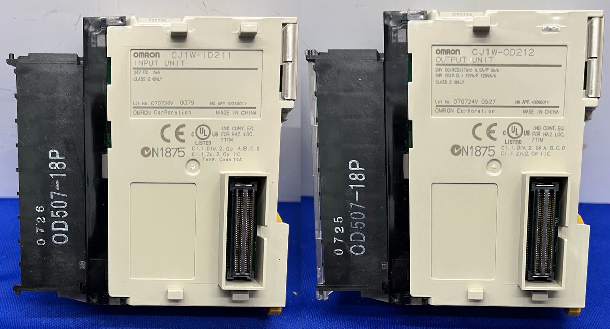 OMRON PLC CJ1W-PA202 w/CPU CJ1M CPU11-ETN,CH1W-ID2211 OD212 OMRON PLC CJ1W-PA202 w/CPU CJ1M CPU11-ETN,CH1W-ID2211 OD212