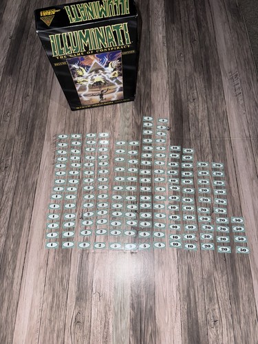 Steve Jackson Illuminati Deluxe Edition Reprinted Small Box Version VG Complete - Picture 4 of 11