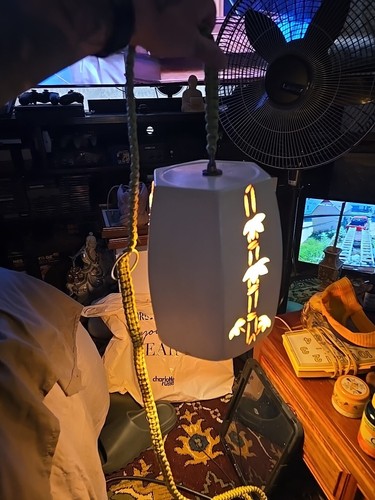 Vintage swag lamp - Picture 7 of 9