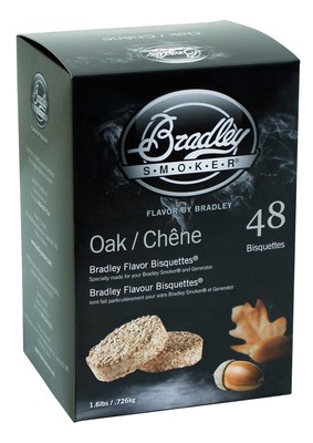 Bisquettes for Grilling and BBQ, Oak Blend, 48 Pack