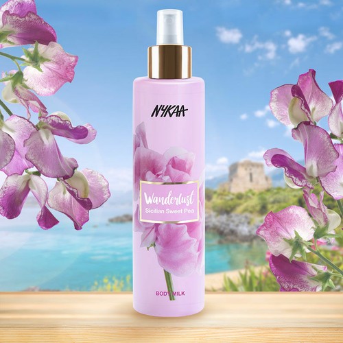Nykaa Wanderlust Leche Corporal 200 ml FRESA ROSA JAZMÍN CEREZA LAVANDA OPCIÓN - Imagen 46 de 54