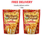 Werther's Original Caramel Popcorn Classic Caramel Flavour, 2x140 g