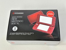 -SEALED- -RECHARGED- Nintendo New 3DS XL Black Handheld System Bundle