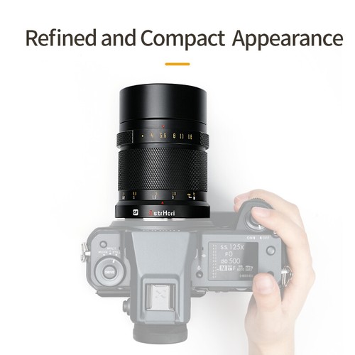 AstrHori 75mm F4.0 Medium Format MF Lens for Fujifilm Fuji GFX 100 100S 50S 50R - Picture 4 of 10