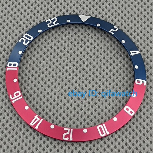 39,5 mm negro azul rojo material aluminio reloj bisel inserto ajuste 41 mm reloj para hombre - Imagen 7 de 22