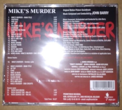 Mike's Murder (Original Soundtrack) by Barry, John (CD, 2018