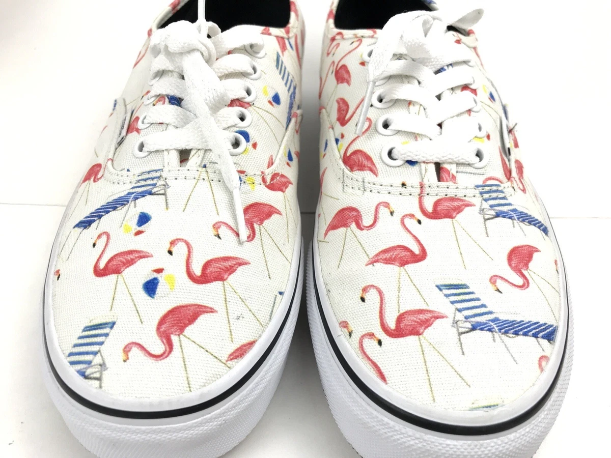 kromatisk parkere Fantastiske Vans Pink Flamingos Retro Pool Summer Vibes Sneakers Shoes Women&#039;s Sz  11, M 9.5 | eBay