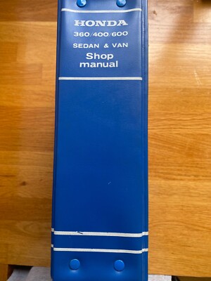 VINTAGE HONDA 360/400/600 SEDAN AND VAN SHOP MANUAL GOOD CONDITION