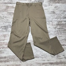 Nike Golf Pants Men 32x32 Beige Tan Dri Fit Straight Performance Tech Outdoors