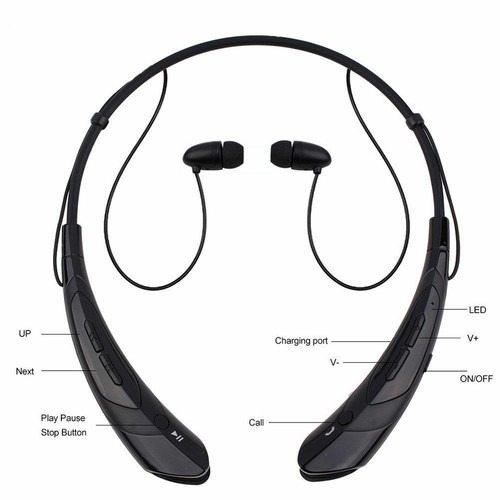 Bluetooth Headphones Wireless Sports Earbuds Waterproof in-Ear Earphone with Mic - Picture 8 of 12