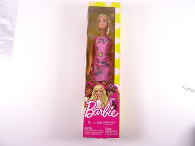 Barbie Basic Doll Pink Flower Dress Mattel FJF13 NRFB wie neu OVP (10680)