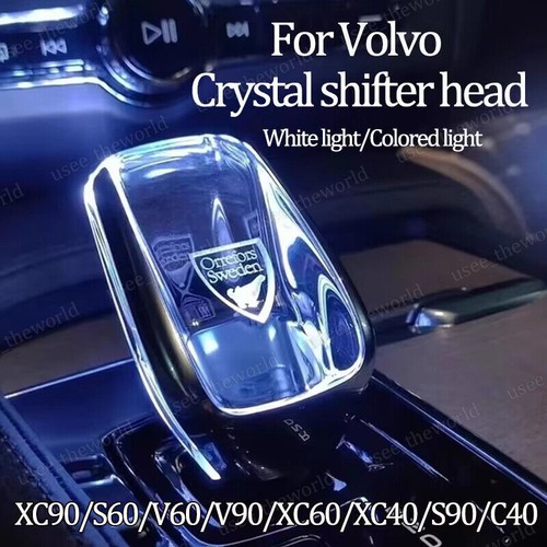 Crystal Gear Lever Shift Knob Shitfer For Volvo S60 S90 XC60 XC90 V60 2017-2024 - Picture 1 of 14