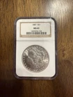 1887 Morgan Silver $1 Variety Philadelphia Business Strike NGC MS63