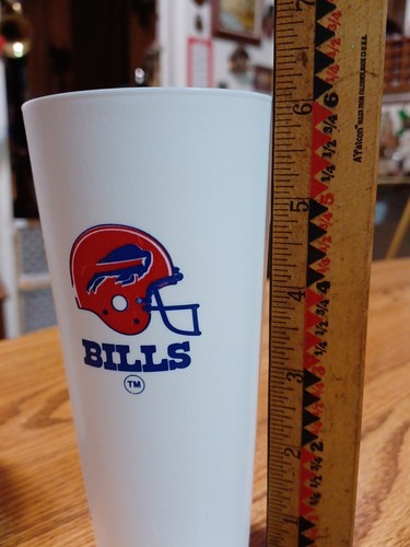Vintage Buffalo Bills Miami Dolphins Plastic Tumblers, Set of 5 Super Cool 😎 - Picture 9 of 9