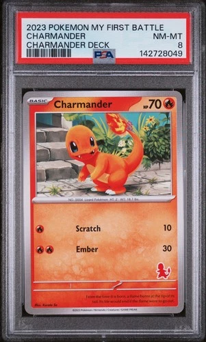 2023 POKEMON MY FIRST BATTLE-CHARMANDER DECK CHARMANDER PSA 8