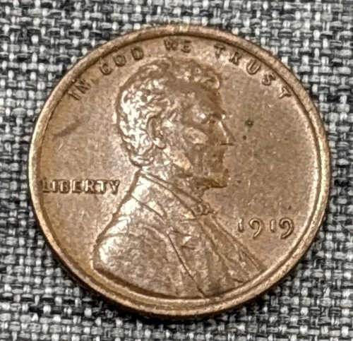 1919 Lincoln cent AU