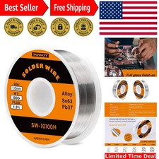 Rosin Core Solder Wire - 63% Tin, 37% Lead, 100g, Ideal for Circuit Board Repair