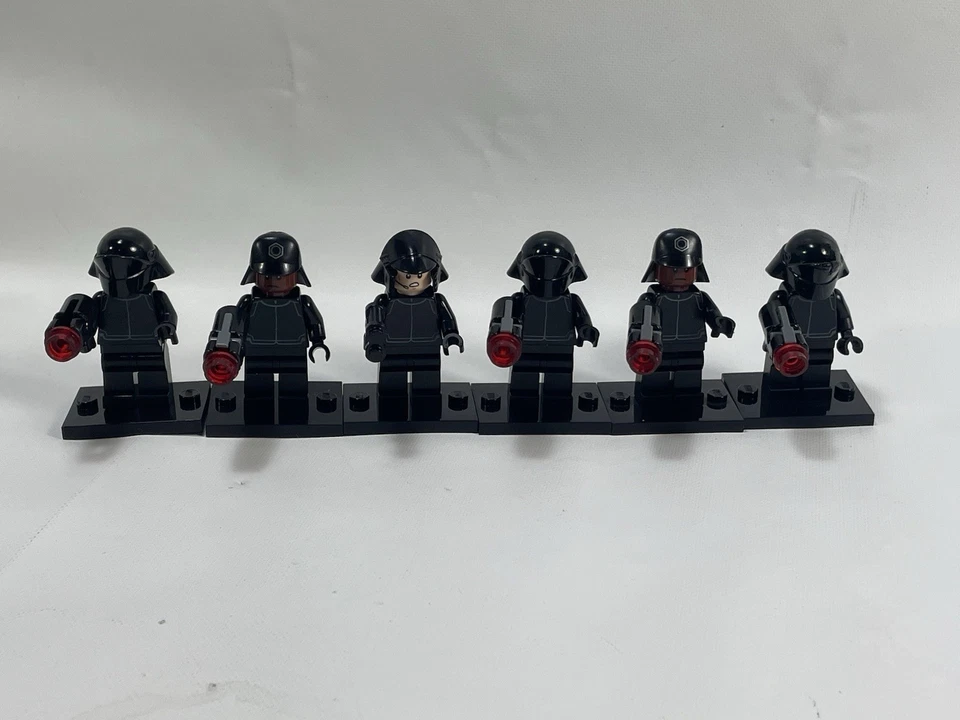 Lego Star Wars Mini Figure Lot Of 6 First Order Imperial Officer w/ Blasters - Image 2 of 4