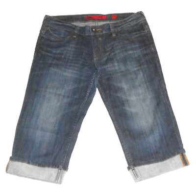QS S.OLIVER 7/8 JEANS CATIE DAMEN STRETCH HOSE Gr.44 BLUE OPTIK BLAU