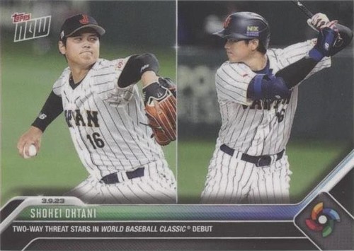 Shohei Ohtani - 2023 MLB Topps Now Card WBC-26 - Print Run: 9,082