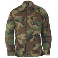 Propper Men's Woodland Camo Uniform BDU Coat Jacket LR