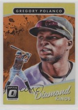 2017 Panini Donruss Optic Diamond Kings Orange Prizm 41/199 Gregory Polanco 0z8