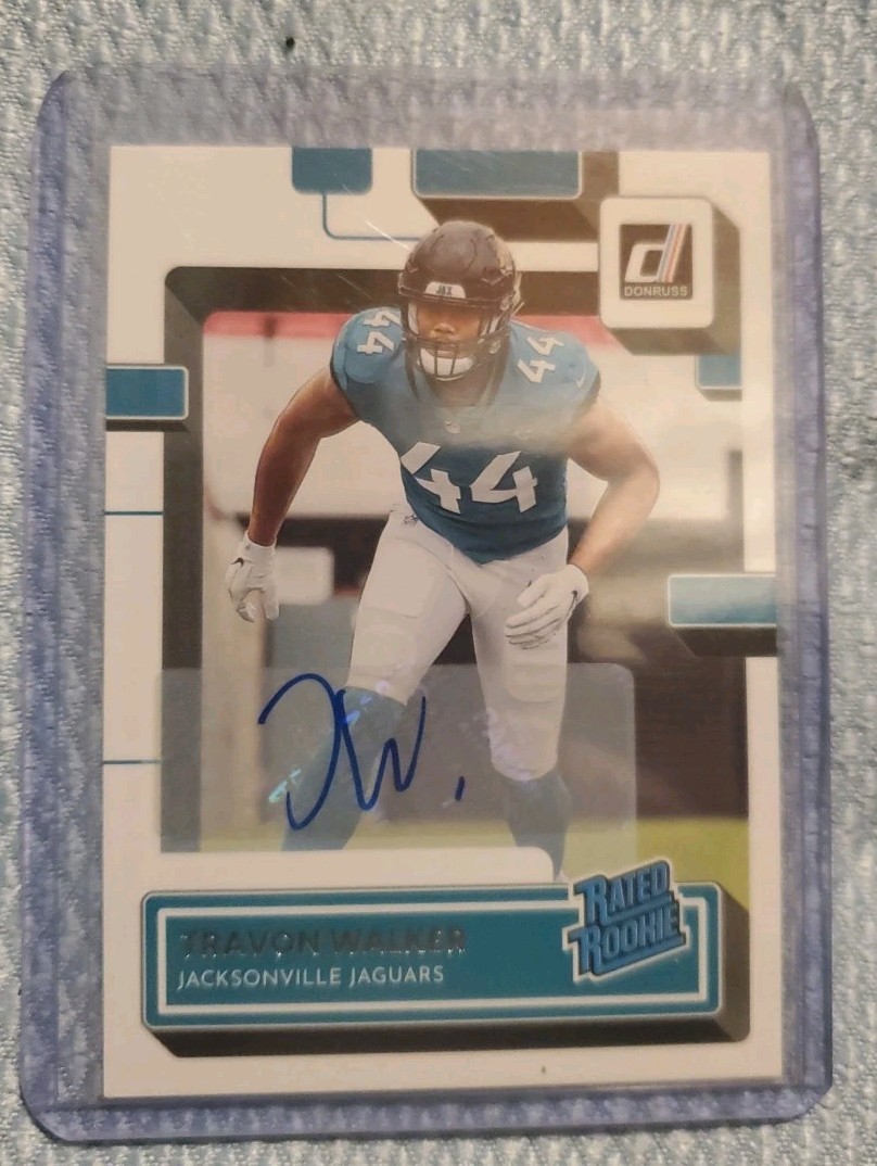 2022 Panini Donruss - Rated Rookie Travon Walker #325 (RC) Auto SP JAGS