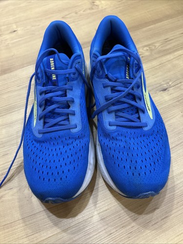 Brooks Adrenaline GTS 24 Men's Cobalt/Neo Yellow/Peacoat Running Shoes Size 14 D - Picture 2 of 10