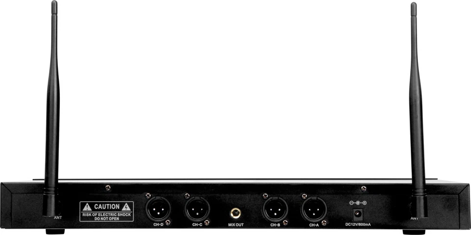 DJ PA UHF Funk-Mikrofon-Set UHF-2V4I wireless dynamisch Taschensender kabellos - Bild 4 von 4