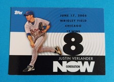 2007 Topps Generation Now Justin Verlander #GN290 Detroit Tigers 