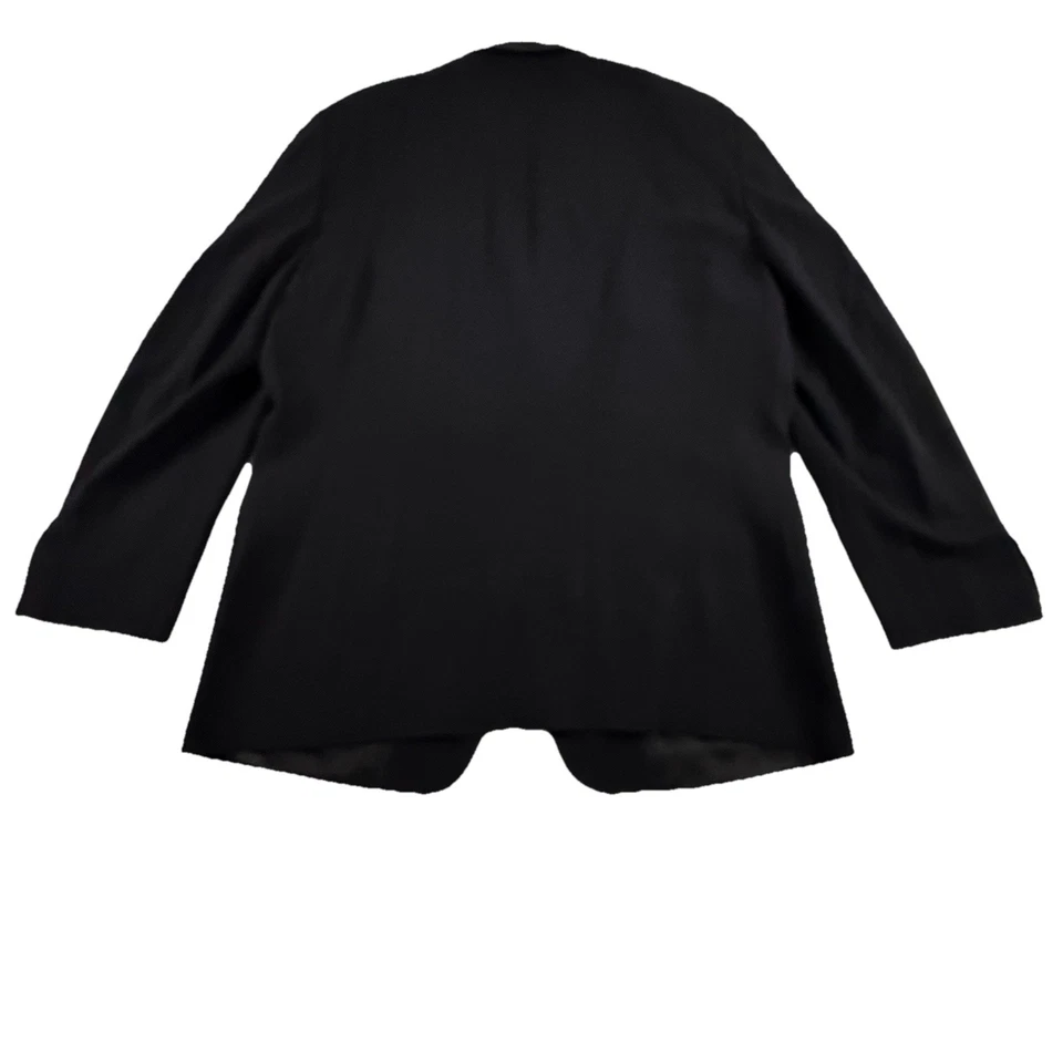 Banana Republic Blazer мужской 46R 100% шерсти черный спортивное пальто костюм куртка для взрослых - Изображение 2 из 4