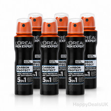 L'Oreal Men Expert Carbon Protect 5in1 48H Deodorant Spray 6 x 150ml