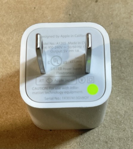 50X Genuine Apple A1265/A1385 USB Power Adapters iPod & iPhone - Photo 3 sur 3