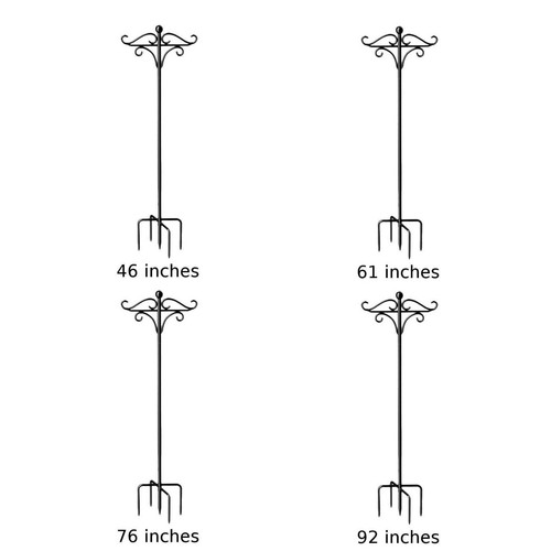 Heavy Duty Shepherd Hooks for For outdoor Garden Lighting and Planters - Picture 11 of 24