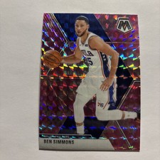 2019-20 Panini Mosaic Ben Simmons Pink Camo #149 Philadelphia 76ers