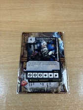 White Dwarf Warhammer Promo Cards Grombrindal's Fury Gotrek Gurnisson (Sealed).